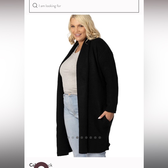 Worn once - kindred bravely - cardigan sweater - black - Picture 3 of 4